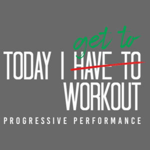 TODAY I GET TO WORKOUT - WOMEN'S FITTED T-SHIRT - $24QSV1$ Design
