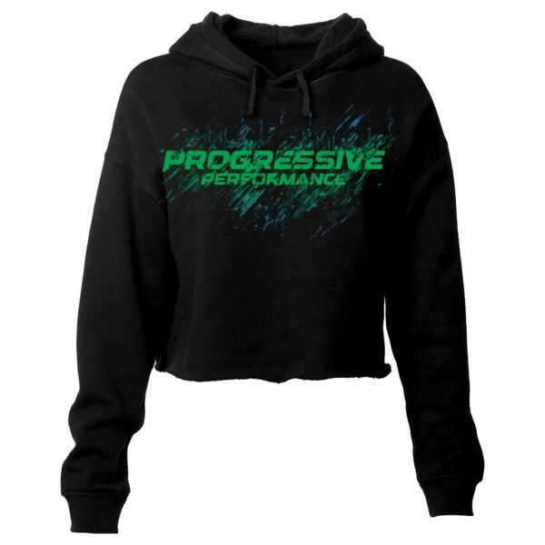 DIGITAL GRUNGE - WOMEN'S CROP HOODIE - $X37DJQ$ Thumbnail