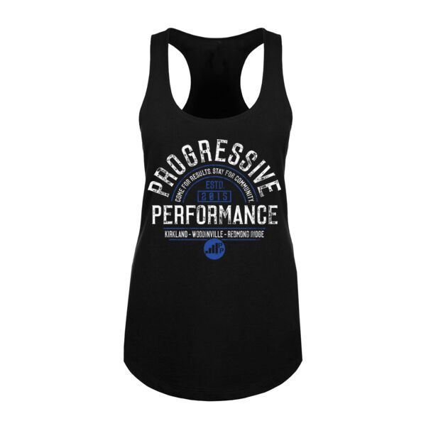 RESULTS & COMMUNITY - WOMEN'S FITTED TANK TOP - $18QGKN$ Thumbnail