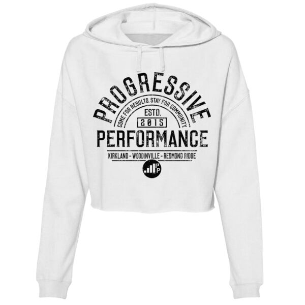 RESULTS & COMMUNITY - WOMEN'S CROP HOODIE - $TG74MW$ Thumbnail