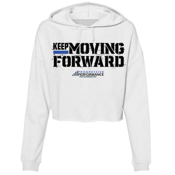 KEEP MOVING FORWARD - WOMEN'S CROP HOODIE - $2FD4W8$ Thumbnail