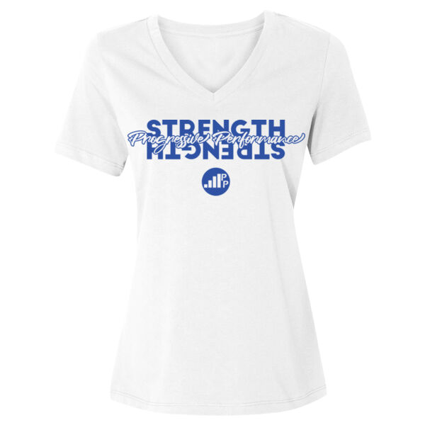 STRENGTH BOTH WAYS - WOMEN'S RELAXED VNECK T-SHIRT - $MKPY7Q$ Thumbnail