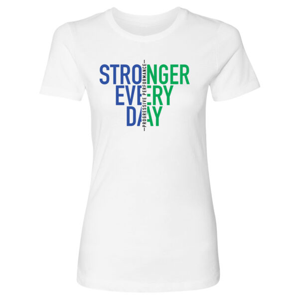 STRONGER EVERY DAY 2 - WOMEN'S FITTED T-SHIRT - $9U4YBC$ Thumbnail