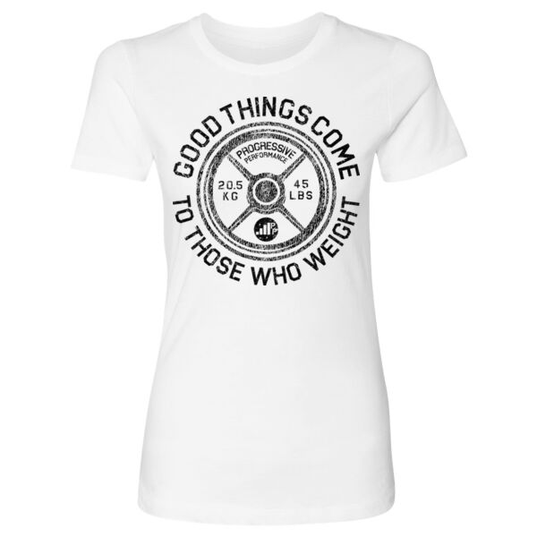 THOSE WHO WEIGHT - WOMEN'S FITTED T-SHIRT Thumbnail